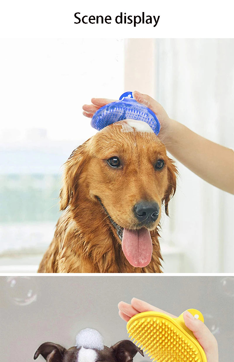 Soft Rubber Pet Grooming Glove