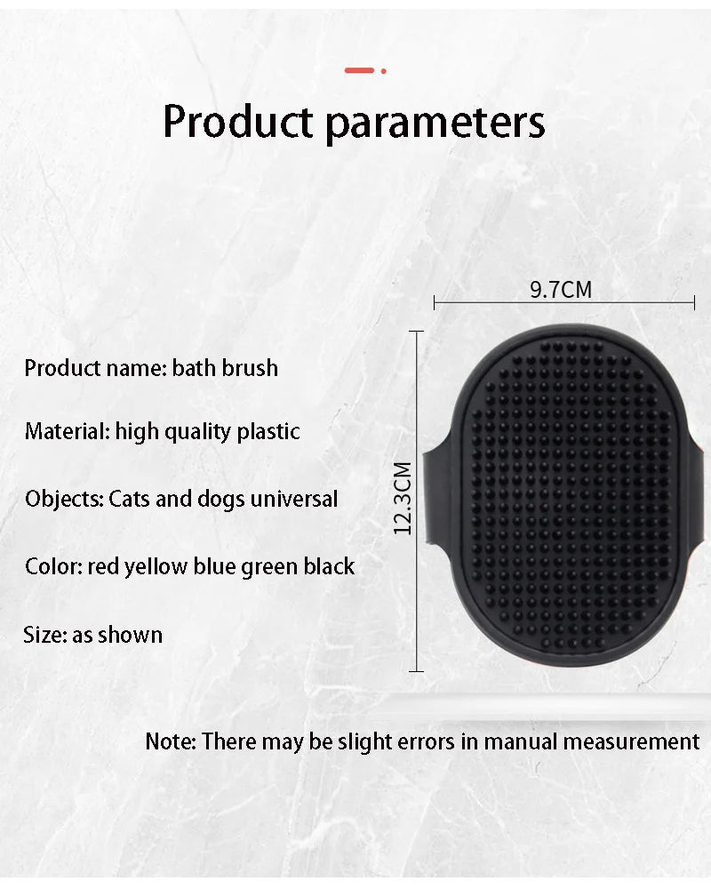 Soft Rubber Pet Grooming Glove